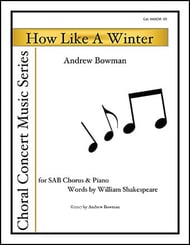 How Like A Winter SAB choral sheet music cover Thumbnail